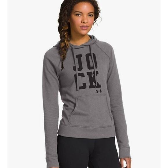 NEW Under Armour Women's UA Pretty Gritty Jock Hoodie SMALL - Picture 1 of 2